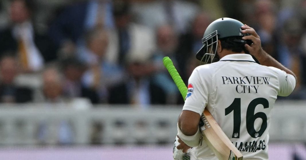 England seal the Test series as Pakistan collapse again at Lord’s Pakistan batter Babar Azam walks off at Lord’s. AFP via Al Jazeera.