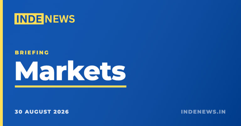 Markets briefing: five stories leading the news, 30 August 2026