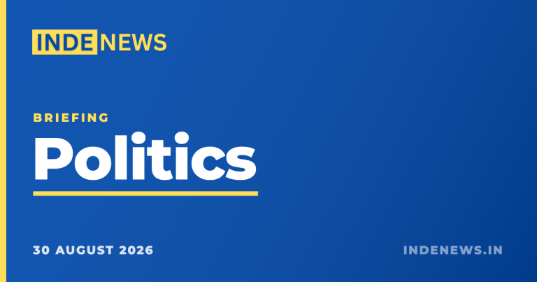 Politics briefing: five stories leading the news, 30 August 2026
