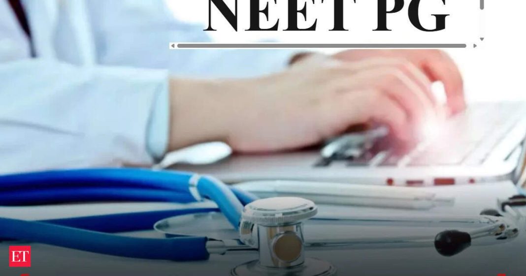 NEET-PG retest on 5 September after power failures at Jaipur centres Medical exam illustration. Photo: The Economic Times