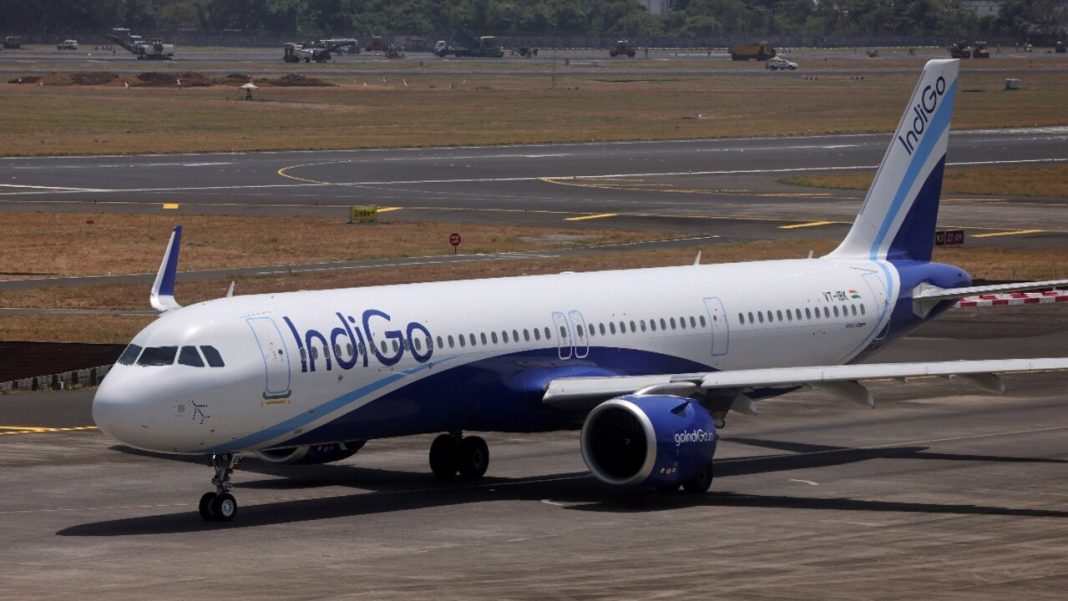 An IndiGo Airbus A321 on the tarmac. Photo: Reuters/File, via India Today